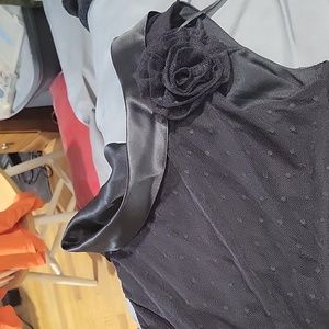 SLNY Sexy Black Dress